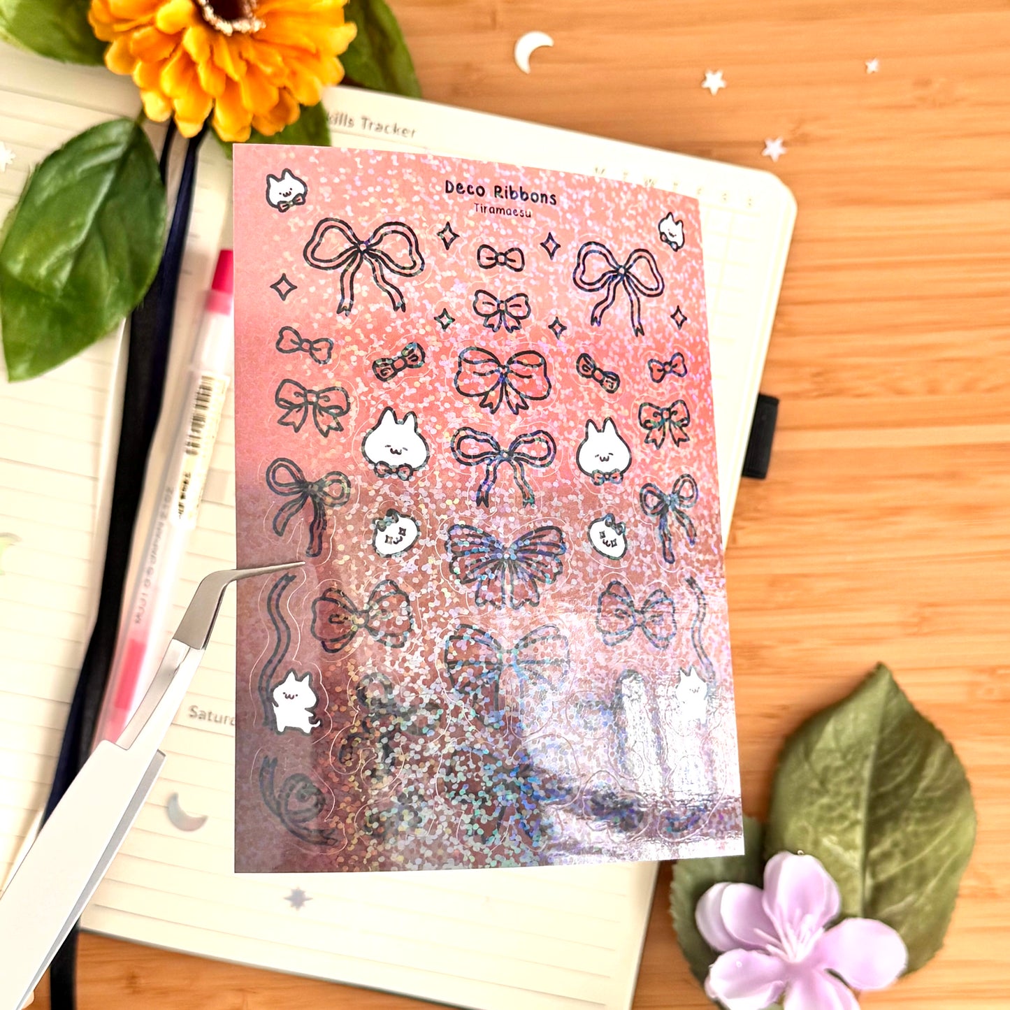 Deco Ribbons Sticker Sheet