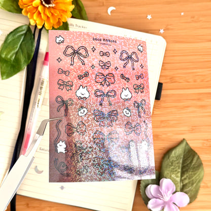 Deco Ribbons Sticker Sheet