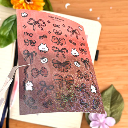 Deco Ribbons Sticker Sheet