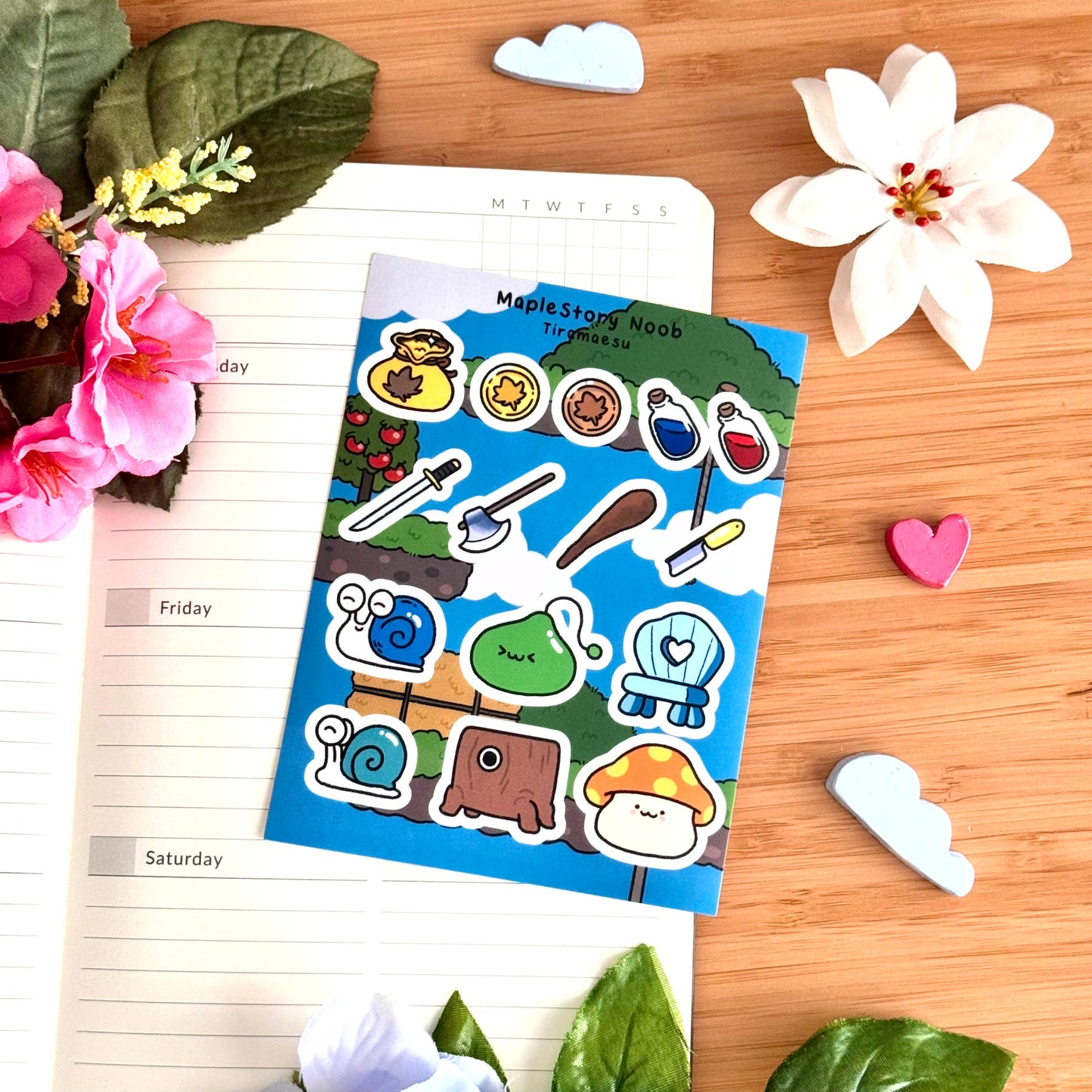 MapleStory Noob Sticker Sheet