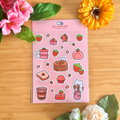 Strawberry Treats Sticker Sheet