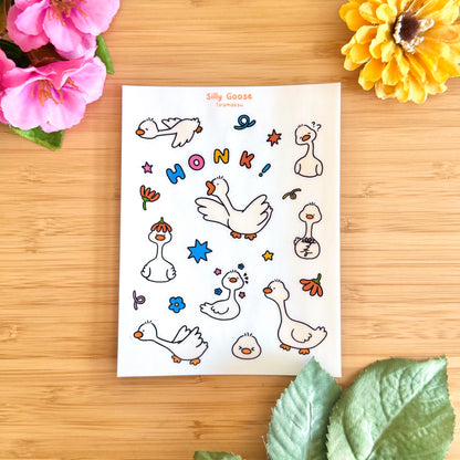 Silly Goose Sticker Sheet