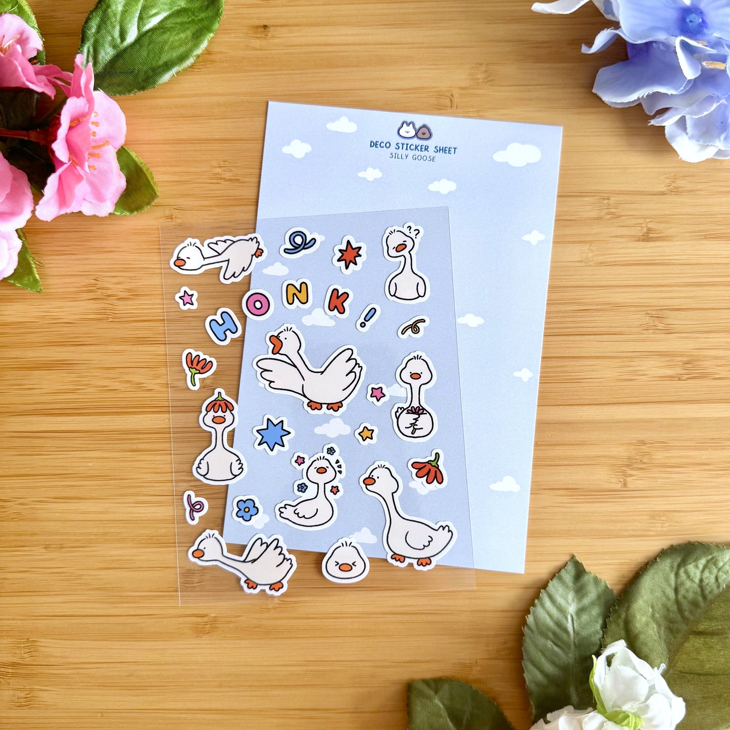 Silly Goose Sticker Sheet