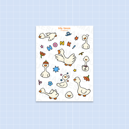 Silly Goose Sticker Sheet