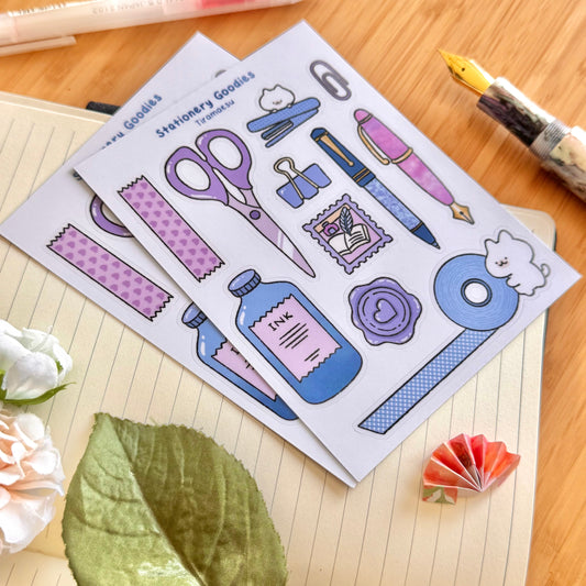 Stationery Goodies Sticker Sheet