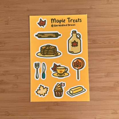 Maple Treats Sticker Sheet