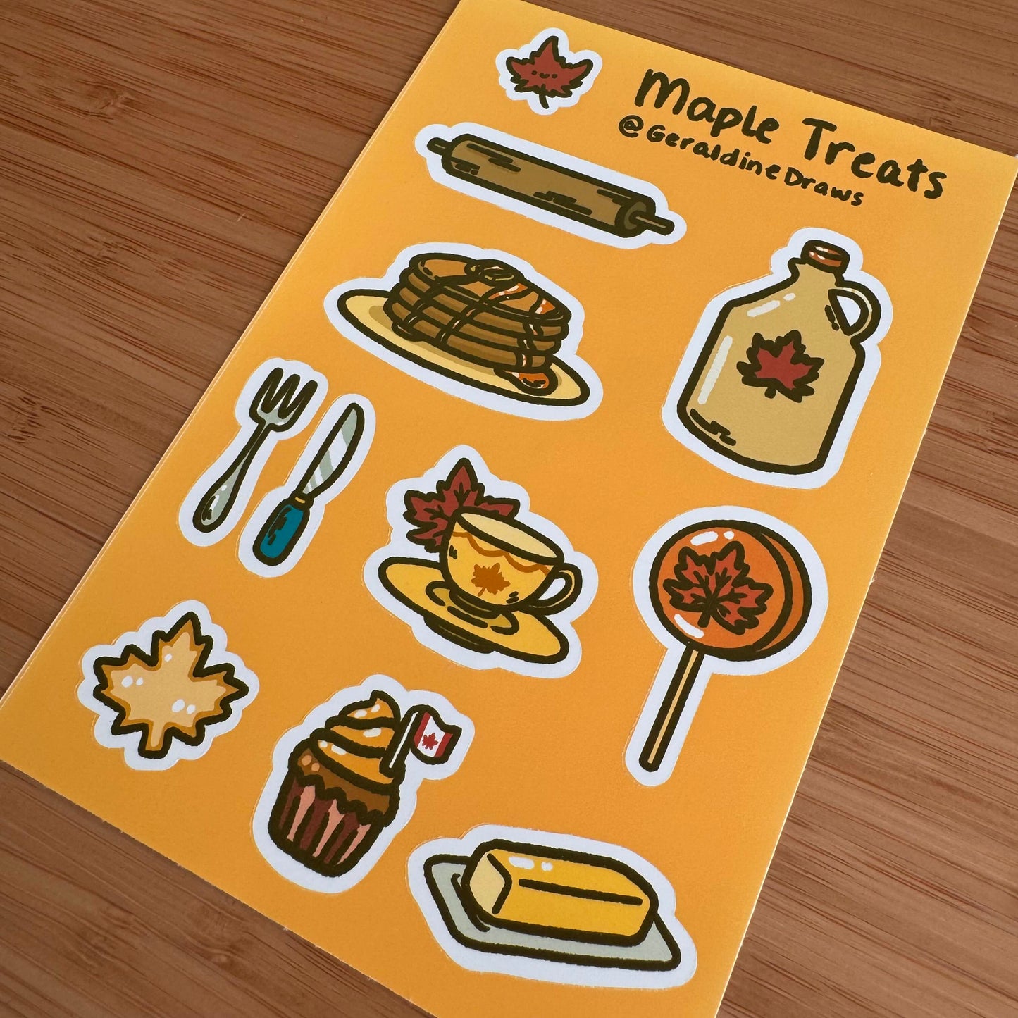 Maple Treats Sticker Sheet