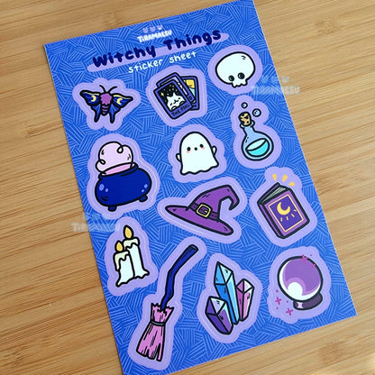 Witchy Things Sticker Sheet