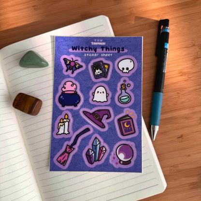 Witchy Things Sticker Sheet