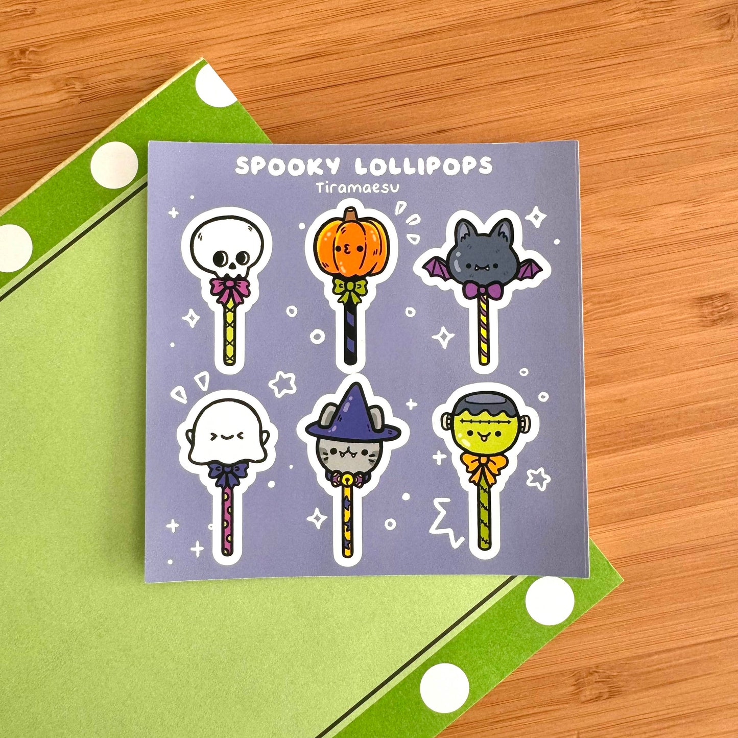 Spooky Lollipops Sticker Sheet