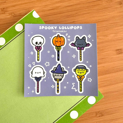 Spooky Lollipops Sticker Sheet