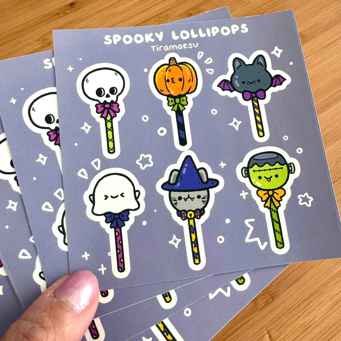 Spooky Lollipops Sticker Sheet