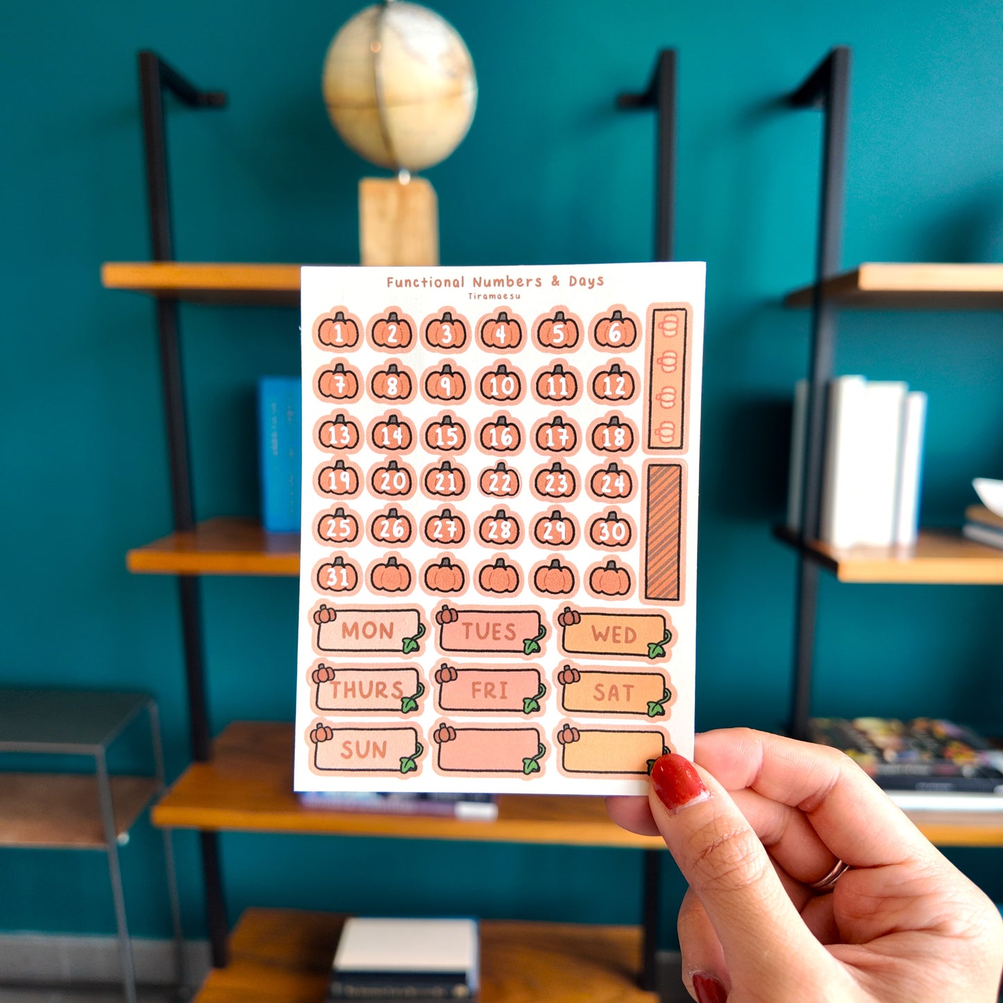 Pumpkin Planner Sticker Sheets