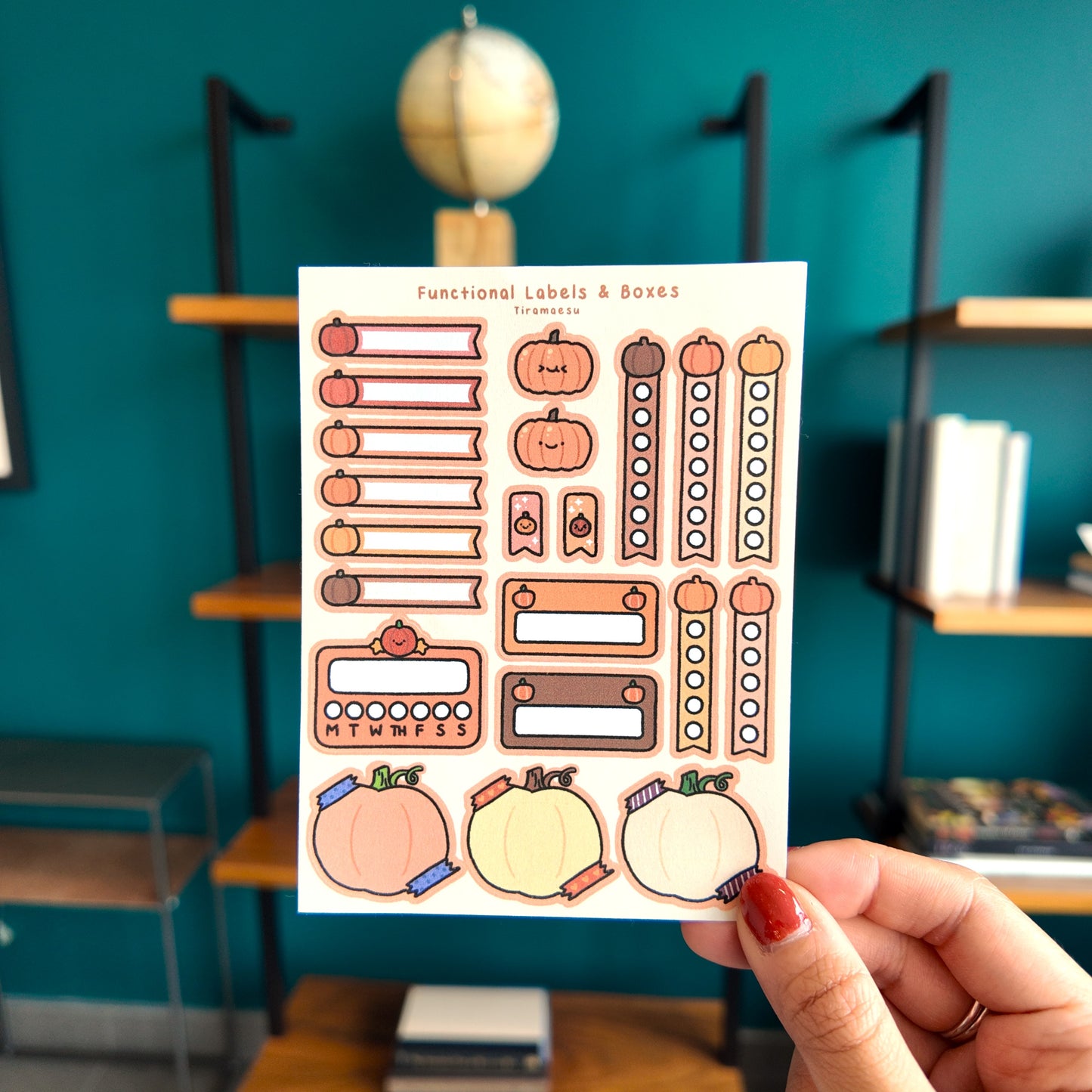 Pumpkin Planner Sticker Sheets