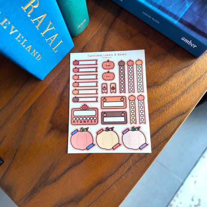 Pumpkin Planner Sticker Sheets