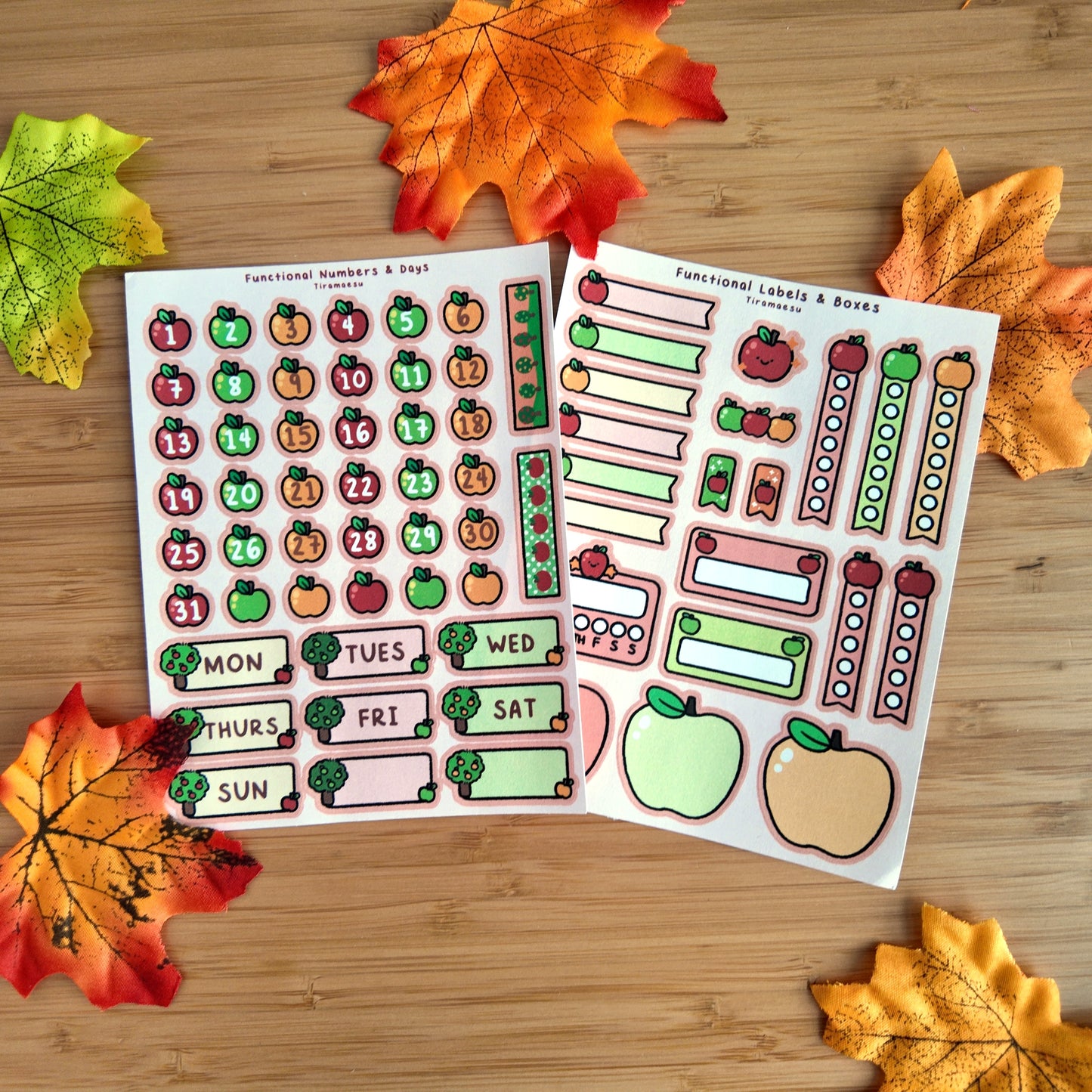 Apple Planner Sticker Sheets