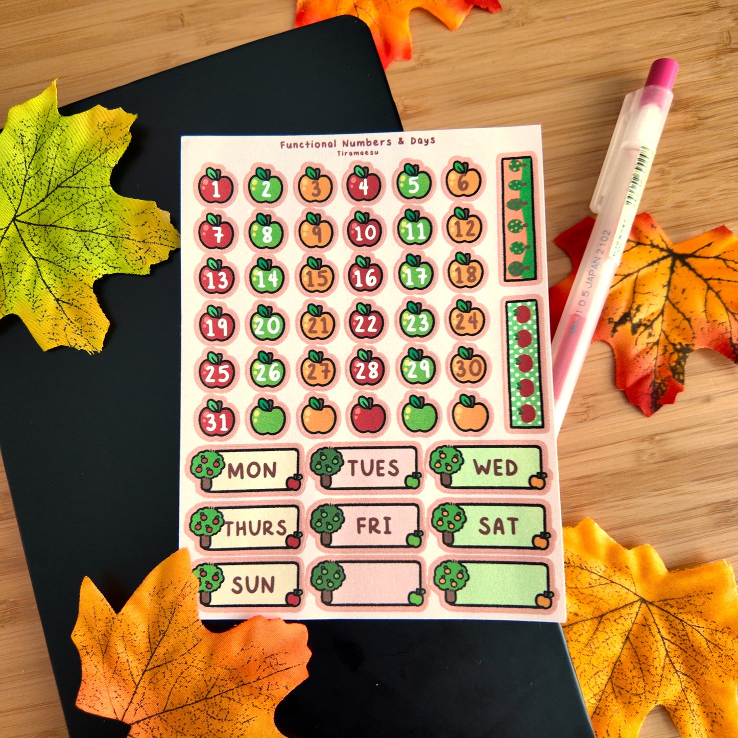 Apple Planner Sticker Sheets