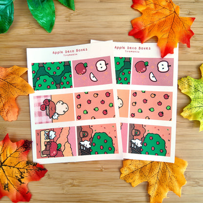 Apple Deco Full Boxes Sticker Sheet
