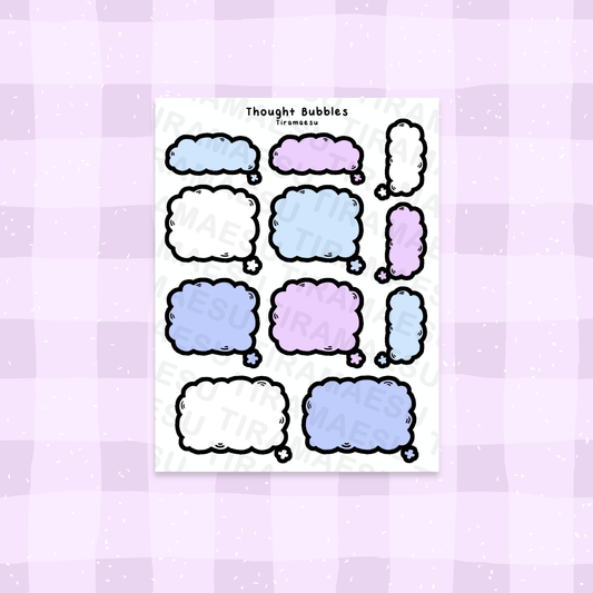Thought Bubbles Sticker Sheet