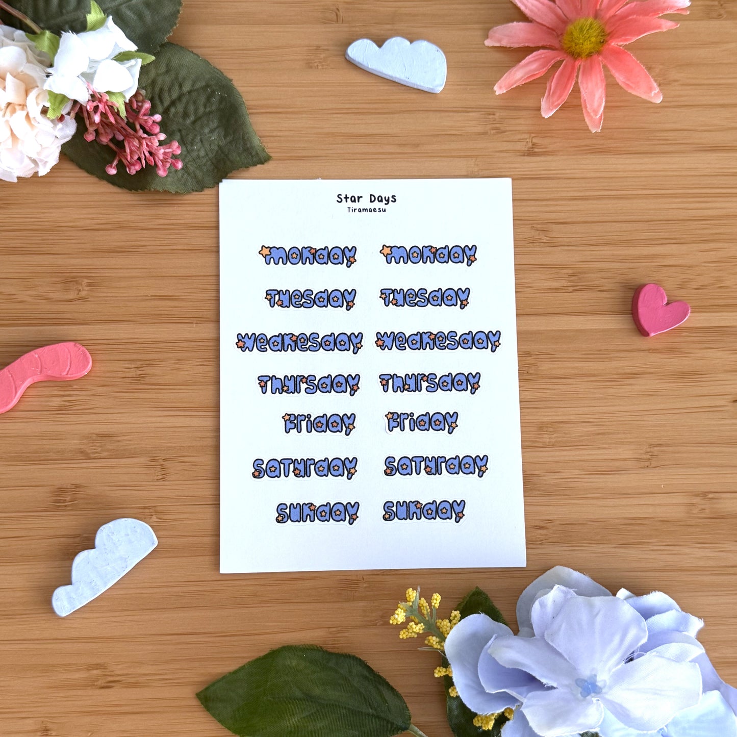 Star Days Sticker Sheet