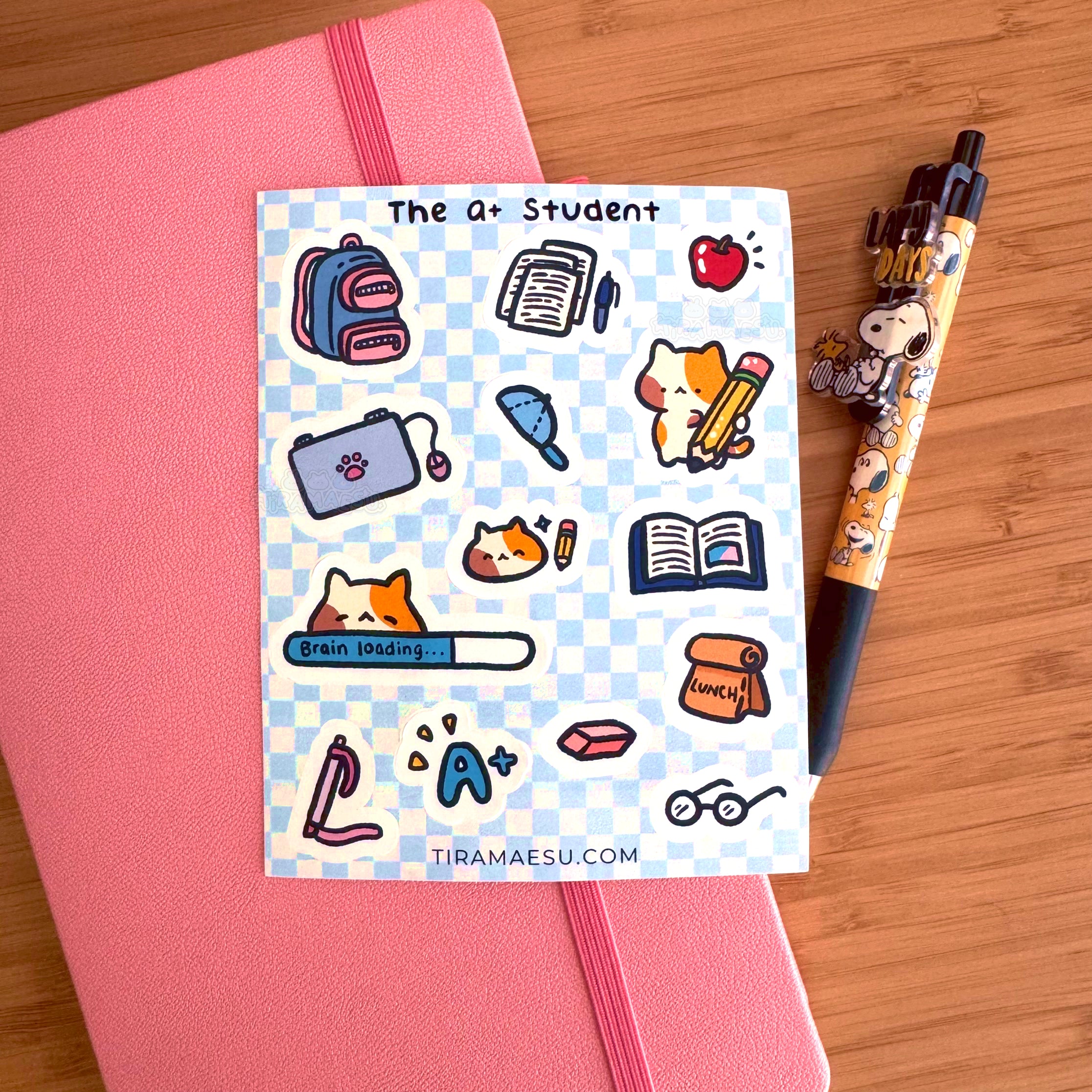 The A+ Student Sticker Sheet – Tiramaesu