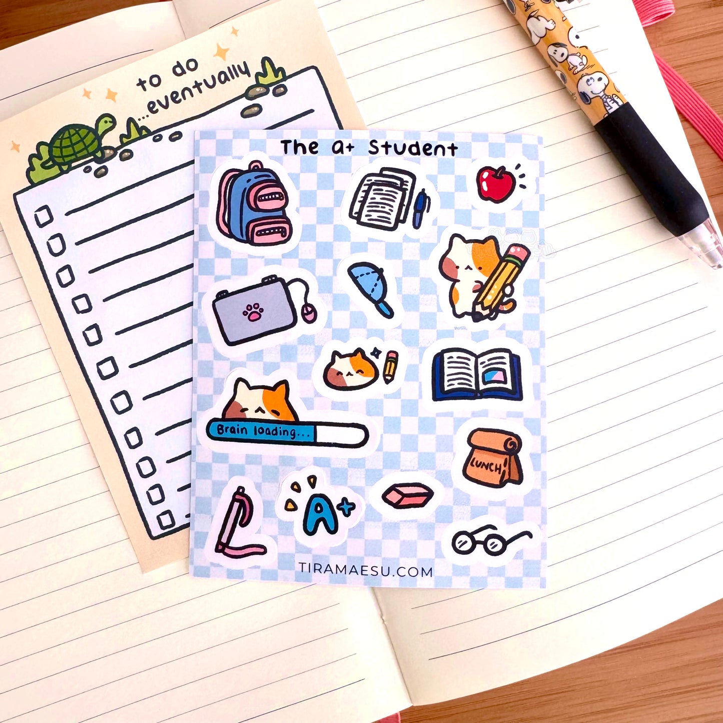 The A+ Student Sticker Sheet