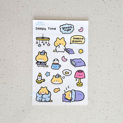 Sleepy Time Sticker Sheet