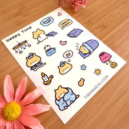 Sleepy Time Sticker Sheet