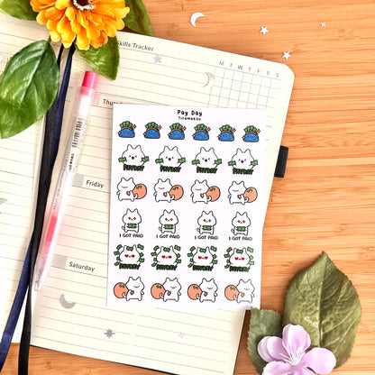 Pay Day Planner Stickers