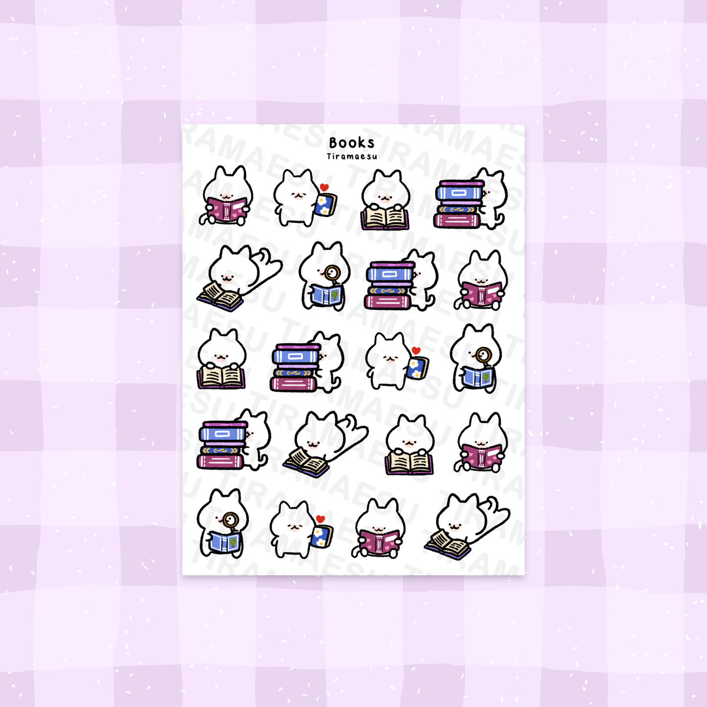 Books Planner Stickers