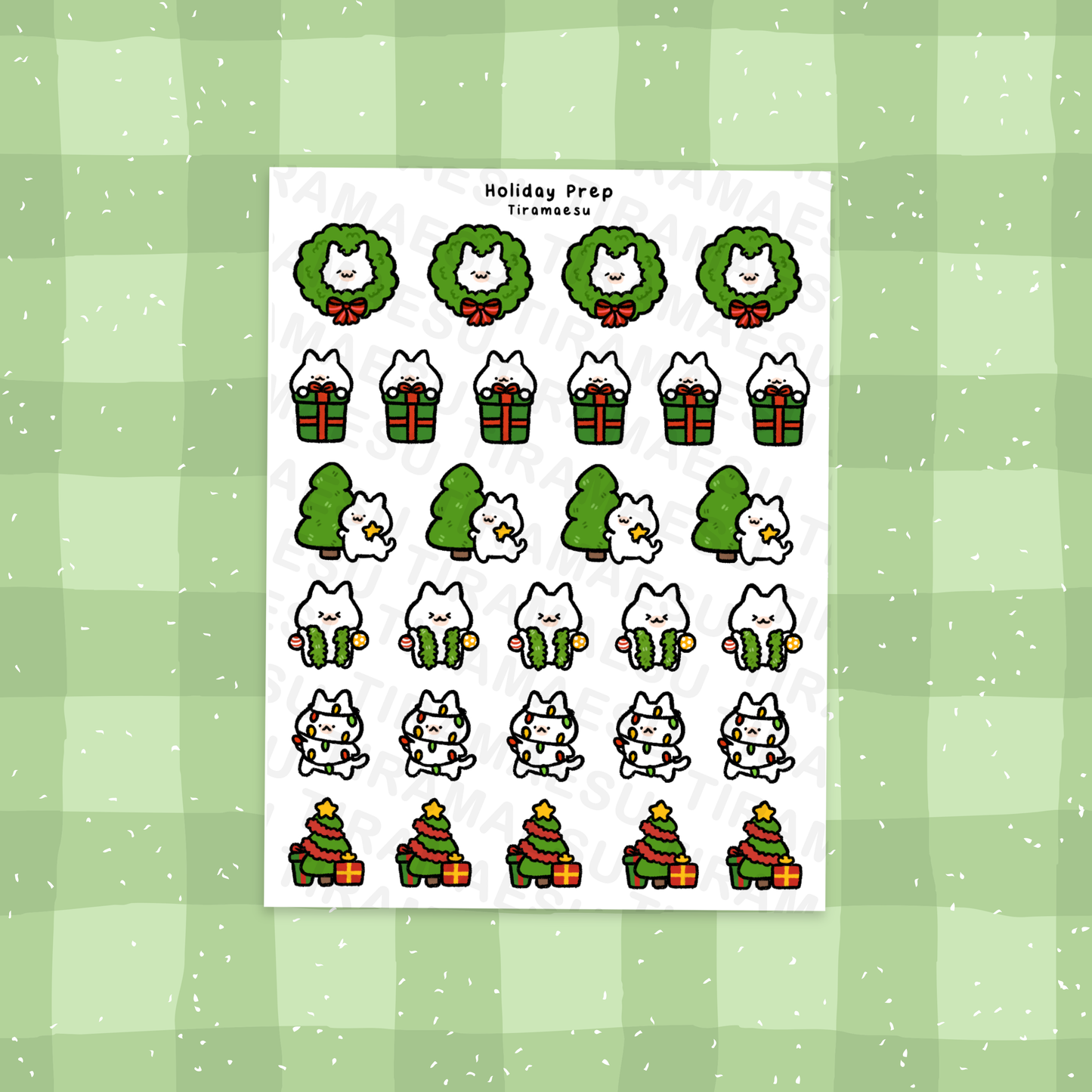 Holiday Prep Planner Stickers