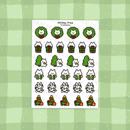 Holiday Prep Planner Stickers