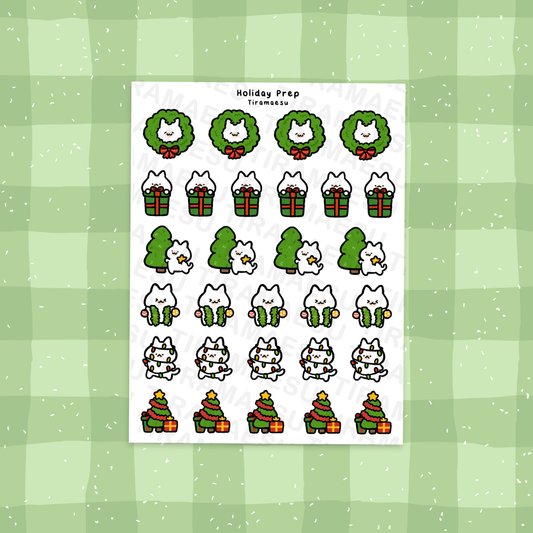 Holiday Prep Planner Stickers