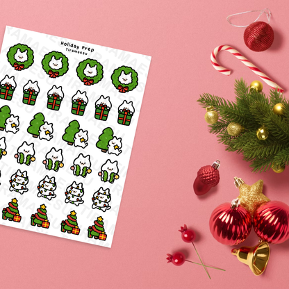 Holiday Prep Planner Stickers