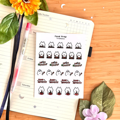 Food Prep Planner Stickers