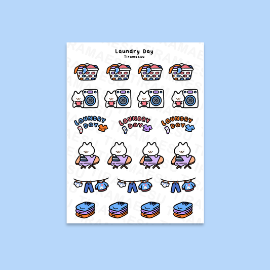 Laundry Day Planner Stickers