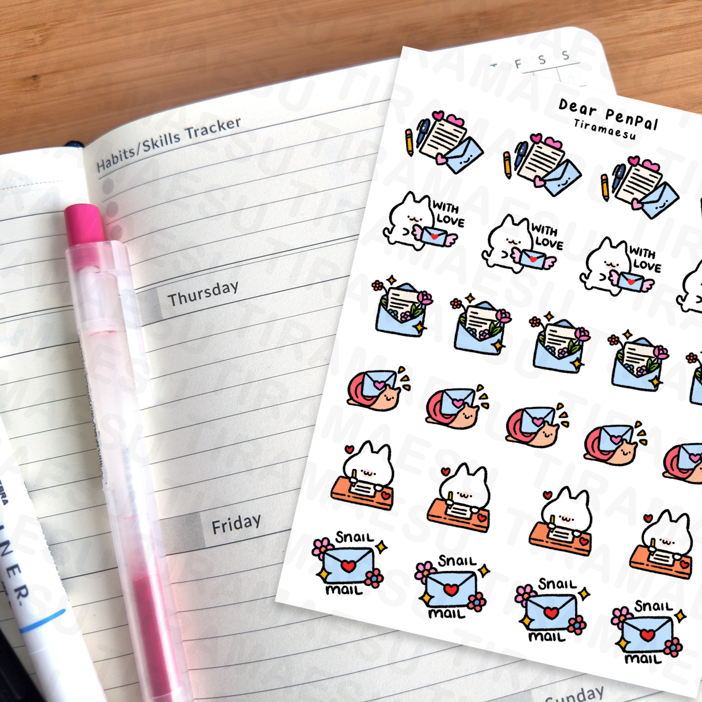 Dear PenPal Planner Stickers