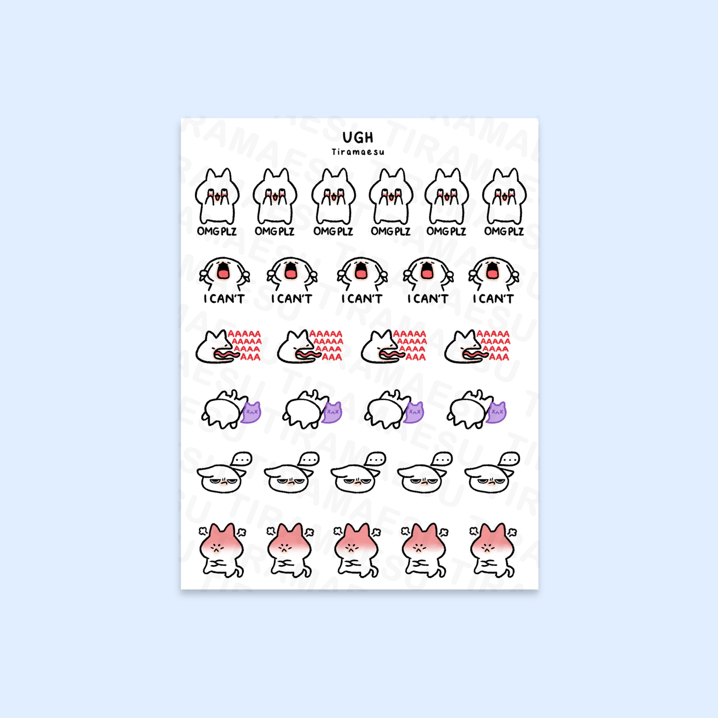 UGH Planner Stickers