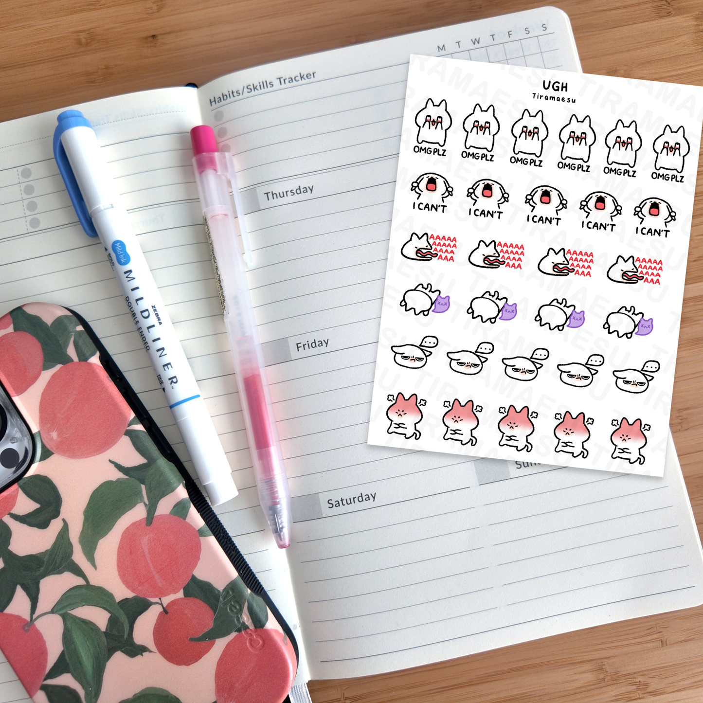UGH Planner Stickers