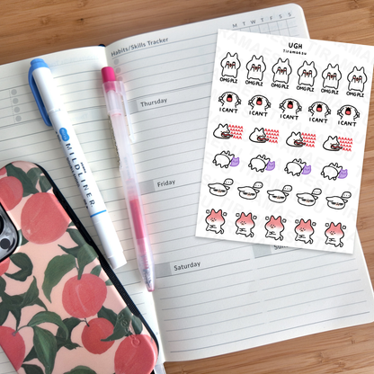 UGH Planner Stickers