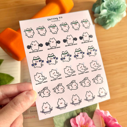 Getting Fit Planner Stickers