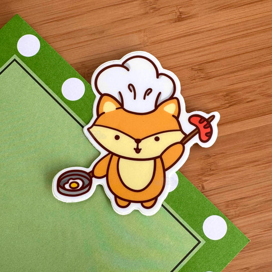 BBQ Fox Sticker