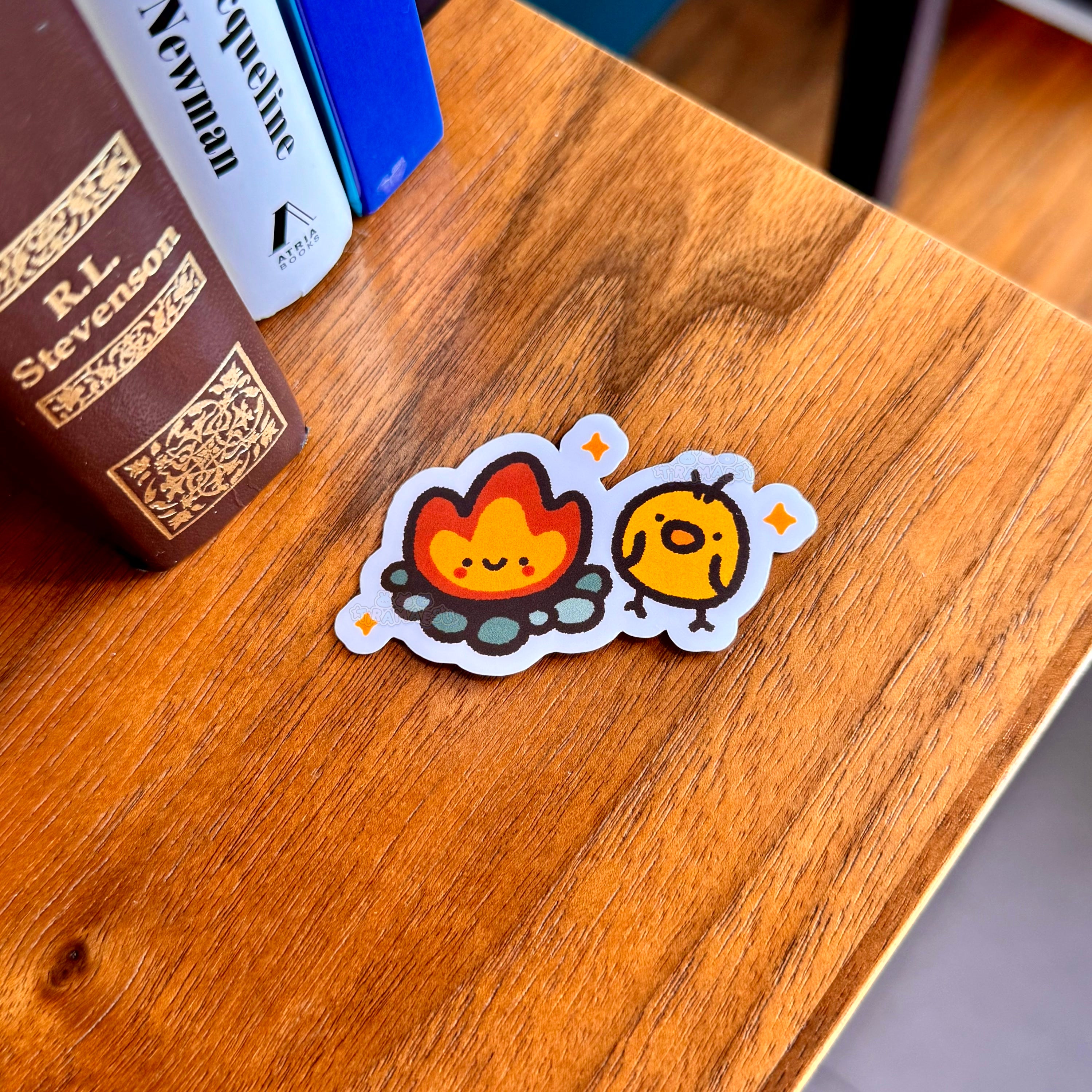 Camping Birdy Sticker – Tiramaesu