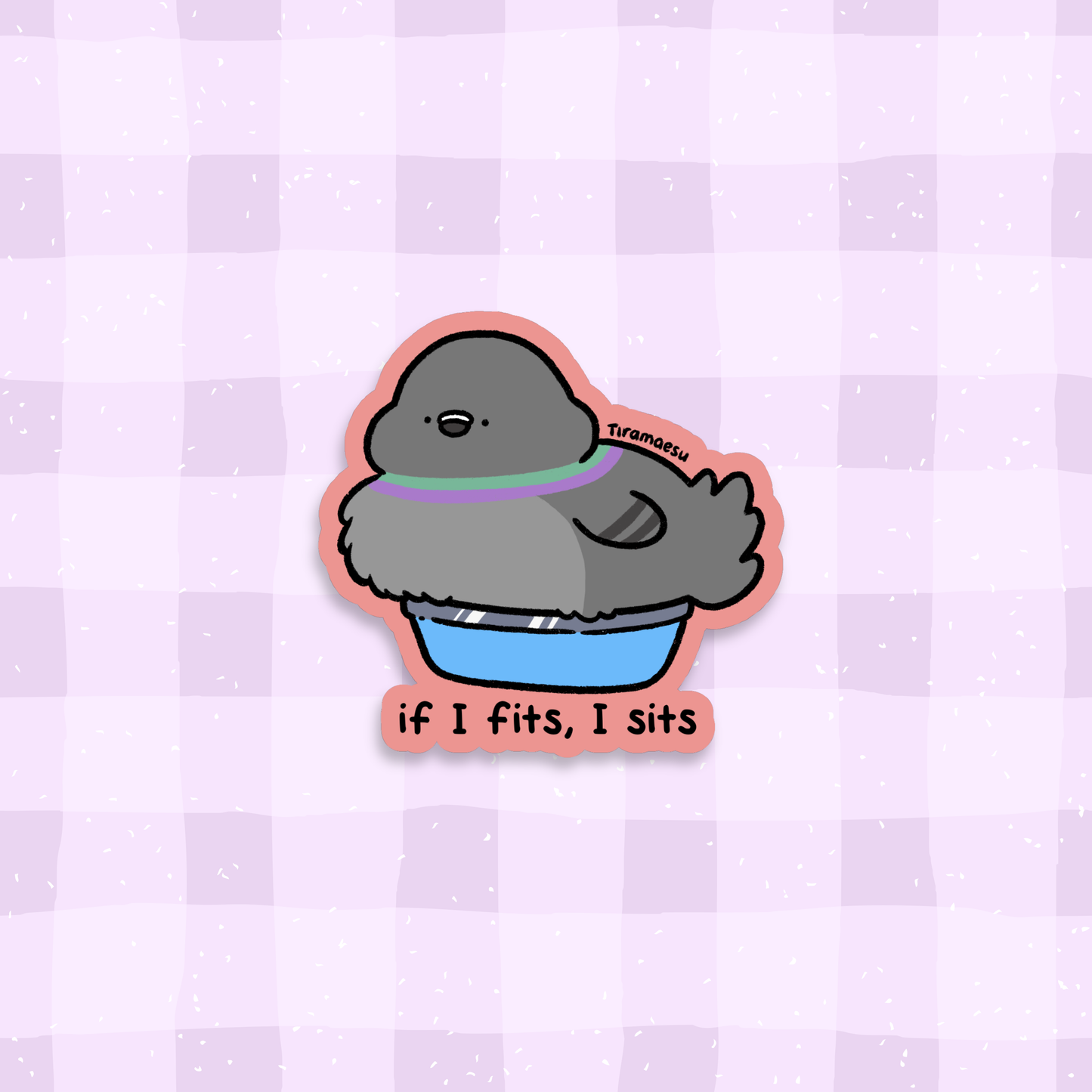 If I Fits I Sits Sticker