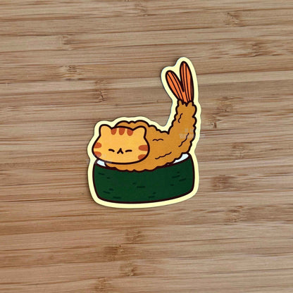 Shrimp Catpurra Sushi Sticker