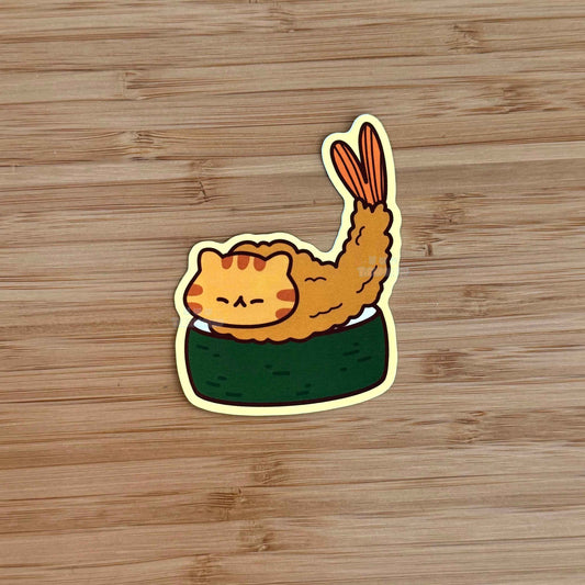 Shrimp Catpurra Sushi Sticker