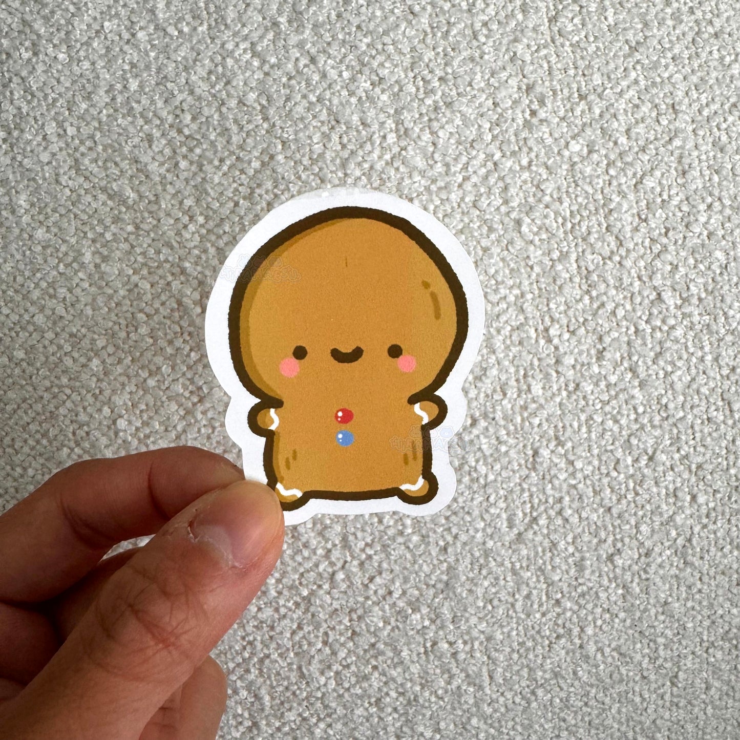 Gingerbread Boy Sticker