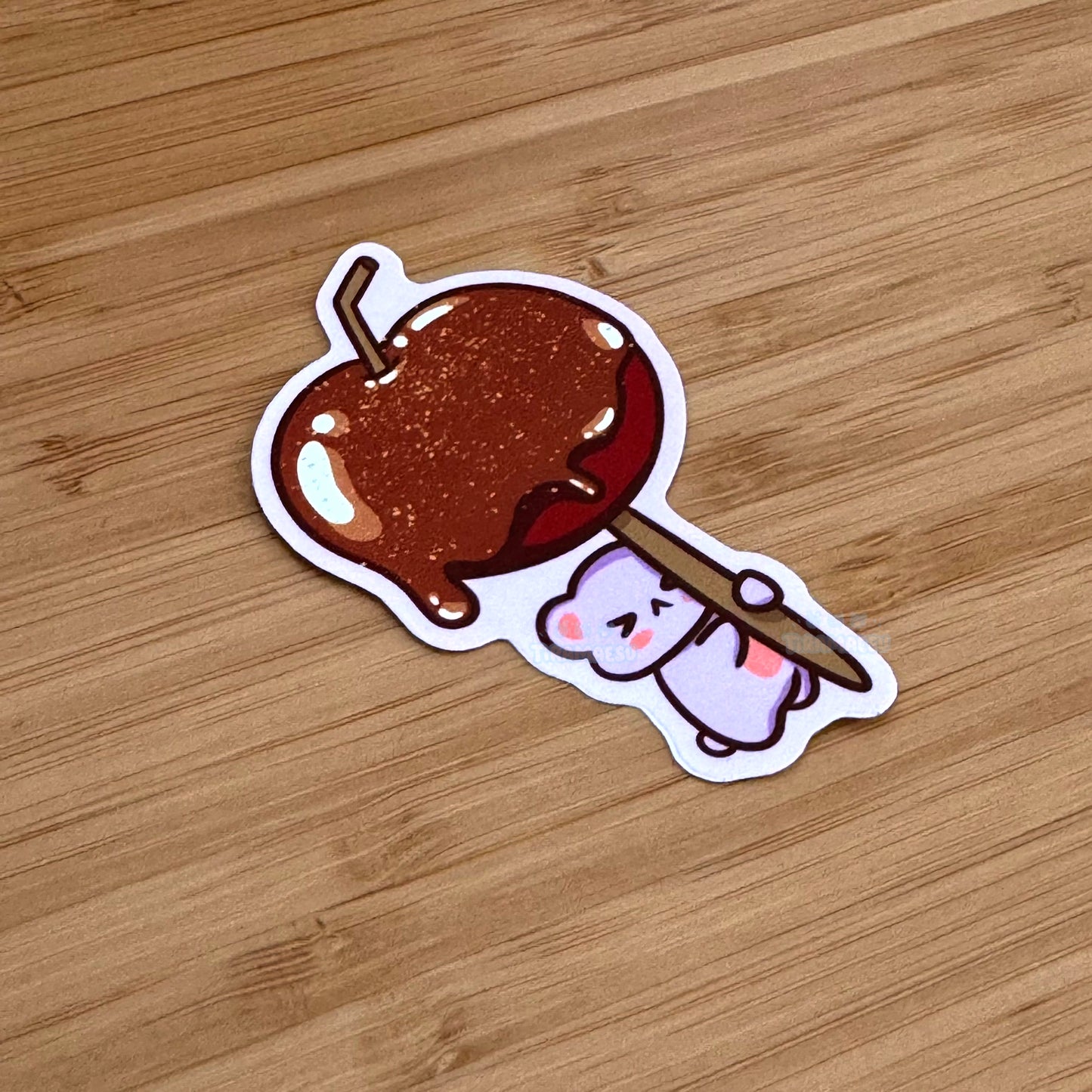 Caramel Apple Sticker