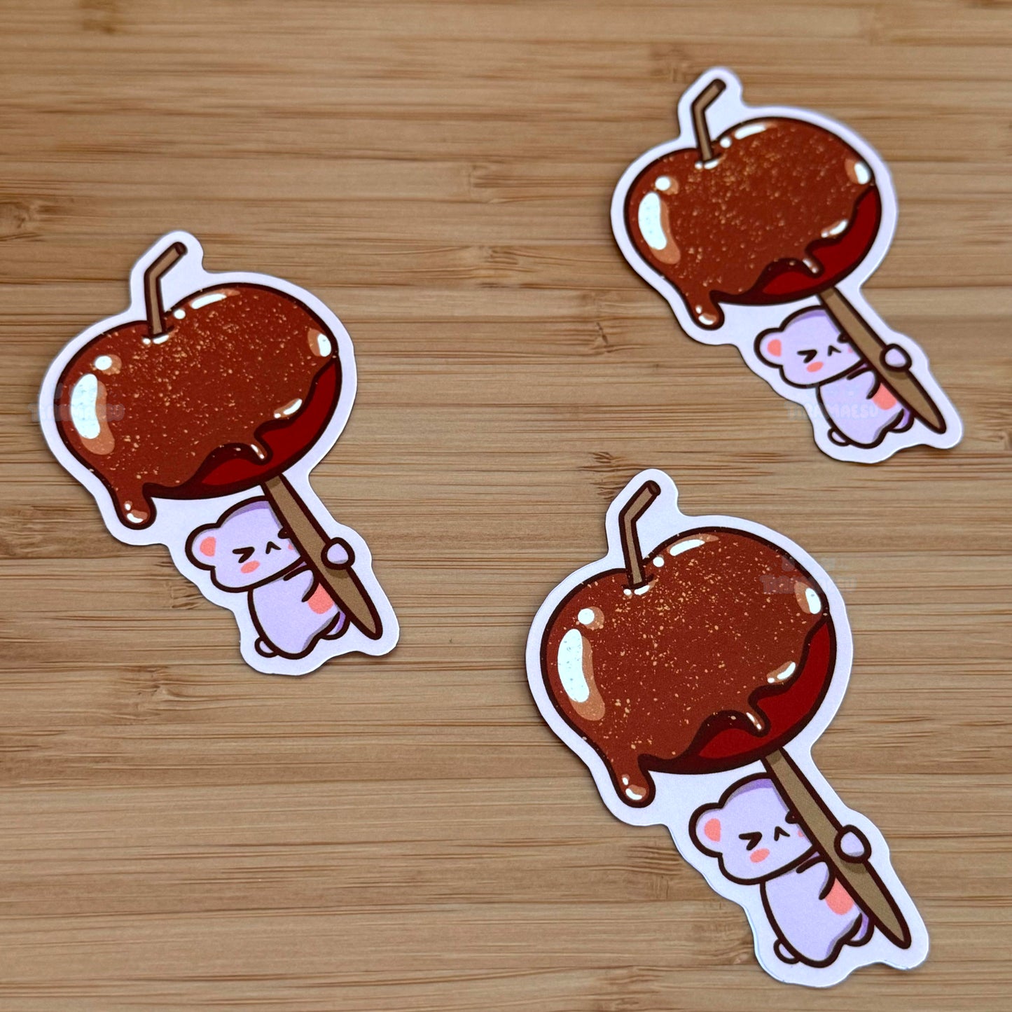 Caramel Apple Sticker