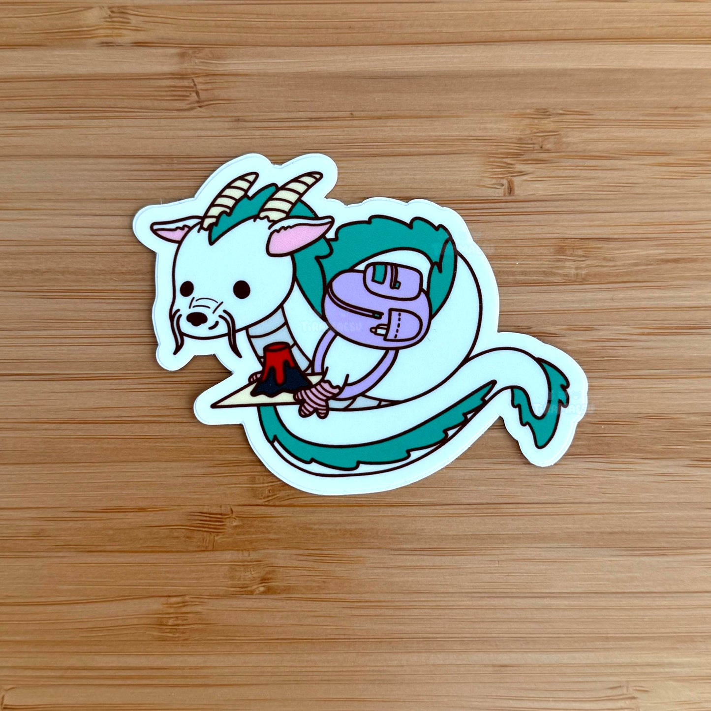 Haku the Student Sticker